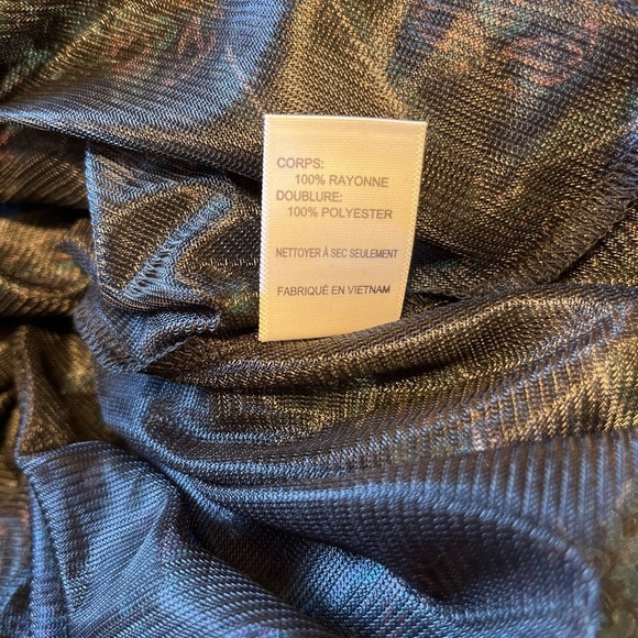 NWT ASTR The Label Black/Green Print Hi Low Strappy Sundress Size L - Picture 6 of 6